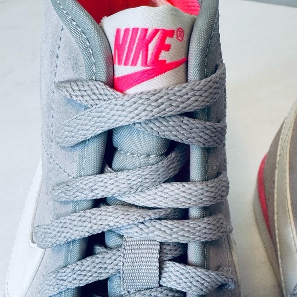 NIKE Retro Primo Court Mid Gray /Orange Suede - Picture 9 of 15